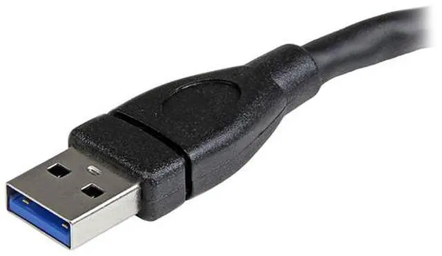 Alt view image 2 of 3 - StarTech.com 6in Black USB 3.0 Extension Adapter Cable A to A - M/F