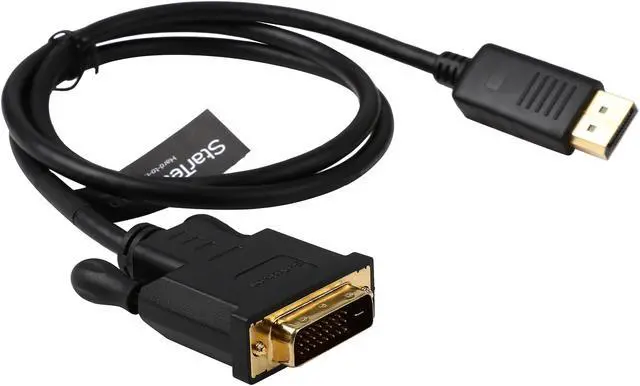 Alt view image 2 of 3 - StarTech.com DP2DVI2MM3 DisplayPort to DVI Converter Cable - DP to DVI Adapter - 3ft - 1920x1200