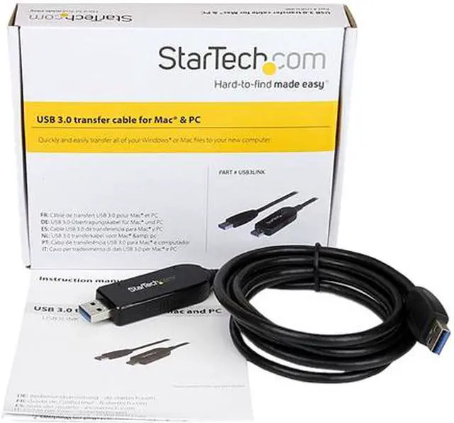 Alt view image 3 of 3 - StarTech.com USB 3.0 Data Transfer Cable for Mac and Windows - Fast USB Transfer Cable for Easy Upgrades incl Mac OS X and Windows 8