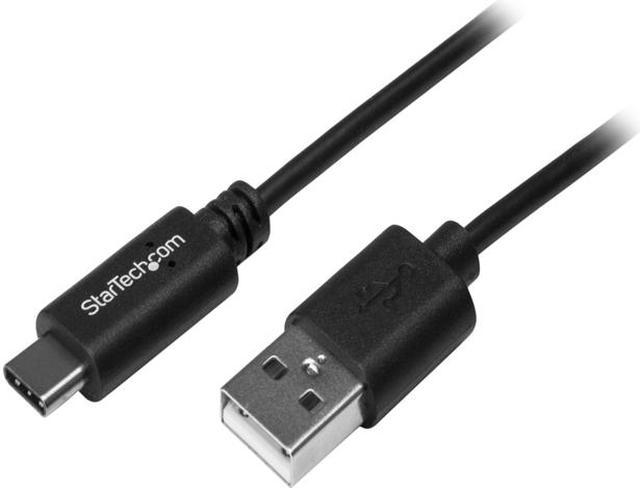  StarTech.com USB C to USB Cable - 3 ft / 1m - USB A to C - USB  2.0 Cable - USB Adapter Cable - USB Type C - USB-C Cable (USB2AC1M),Black :  Electronics