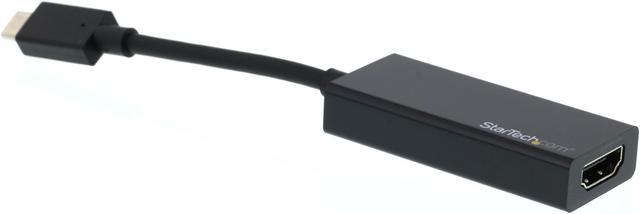 StarTech.com CDP2HD USB-C to HDMI Adapter – 4K 30Hz – USB 3.1 Type-C to HDMI  Adapter – USB C to HDMI Dongle - Monitor Adapter – Black (CDP2HD) 