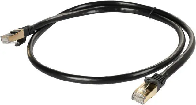 Alt view image 2 of 3 - StarTech.com C6ASPAT3BK 3 ft. Cat 6A Black Shielded Network Ethernet Cables