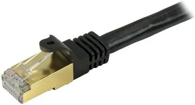 Alt view image 2 of 3 - StarTech.com C6ASPAT7BK 7 ft. Cat 6A Black Shielded Network Ethernet Cables