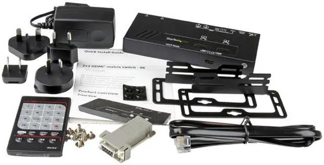 Alt view image 5 of 5 - StarTech.com VS222HD4K 2x2 HDMI Matrix Switch - 4K with Fast Switching and Auto-Sensing