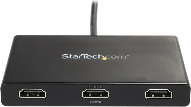 Alt view image 3 of 6 - StarTech.com MSTMDP123HD Mini DisplayPort to HDMI Multi Monitor Splitter - 3-Port MST Hub - mDP 1.2 to 3x HDMI MST Hub