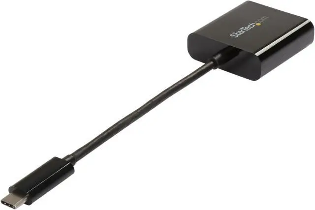 Alt view image 2 of 3 - StarTech.com CDP2DVI USB C to DVI Adapter - Black - 1920x1200 - USB Type C Video Converter for Your DVI D Display / Monitor / Projector (CDP2DVI)