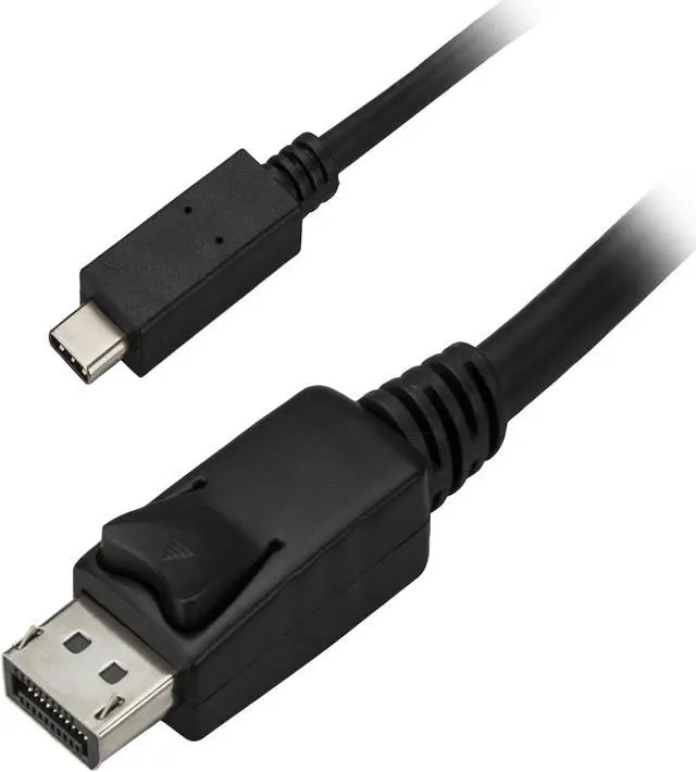 Main image of StarTech.com CDP2DPMM1MB 3.3 ft (1 m) USB-C to DisplayPort Cable - USB Type-C to DP Video Adapter Cable - 4K 60Hz - Black