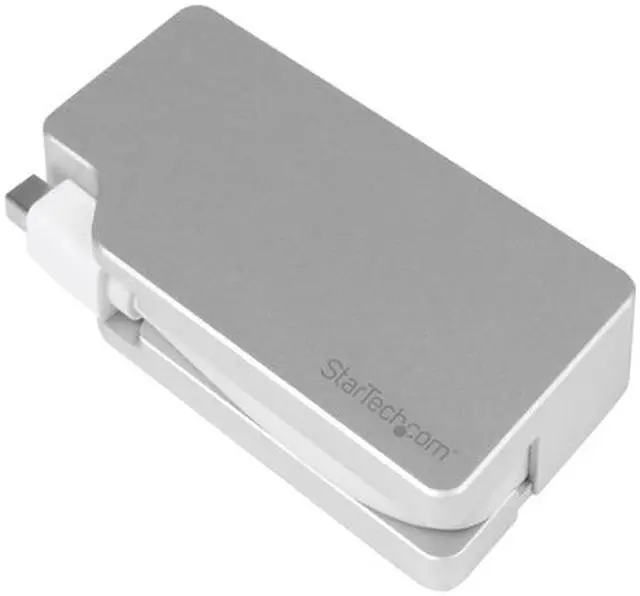 Alt view image 2 of 8 - StarTech.com MDPVGDVHD4K Aluminum Travel A/V Adapter: 3-in-1 Mini DisplayPort to VGA, DVI or HDMI - 4K