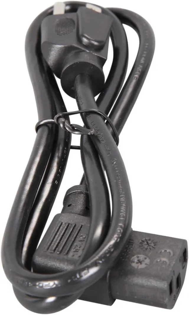 Alt view image 2 of 4 - StarTech.com PXT101L3 3 ft. Computer Power Cord - NEMA 5-15P to Right-Angle C13