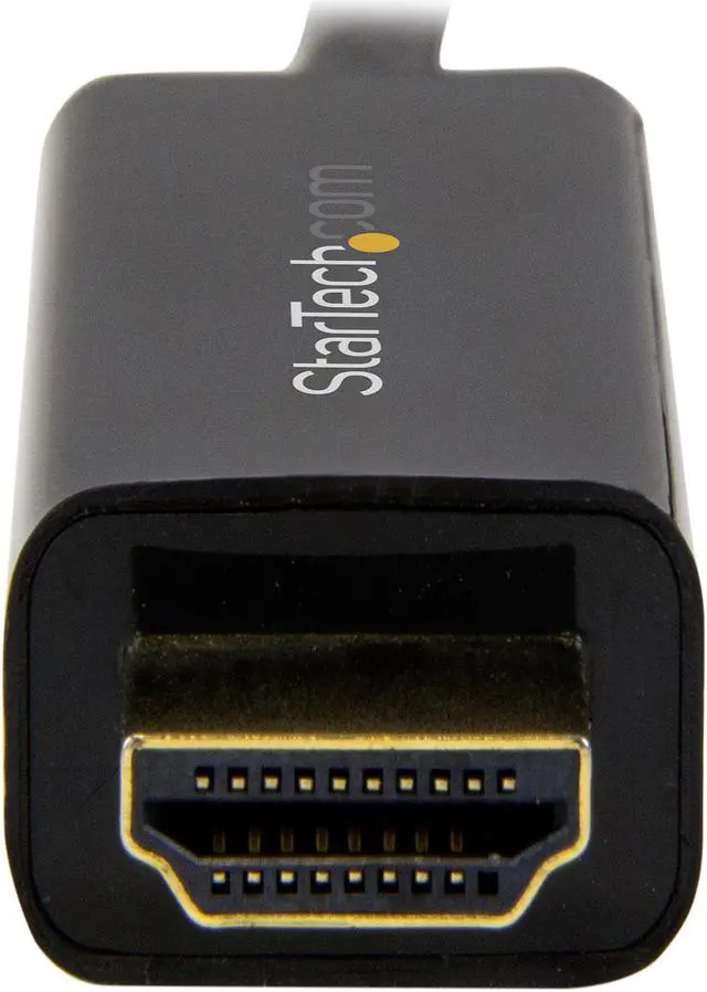 Alt view image 5 of 6 - StarTech Model MDP2HDMM3MB 10 ft. Mini DisplayPort to HDMI Adapter Cable 4K 30Hz M-M