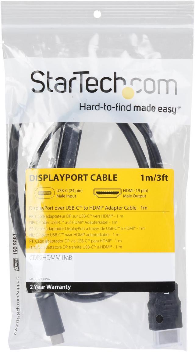 Adaptateur USB-C vers HDMI - Câble HDMI StarTech.com sur