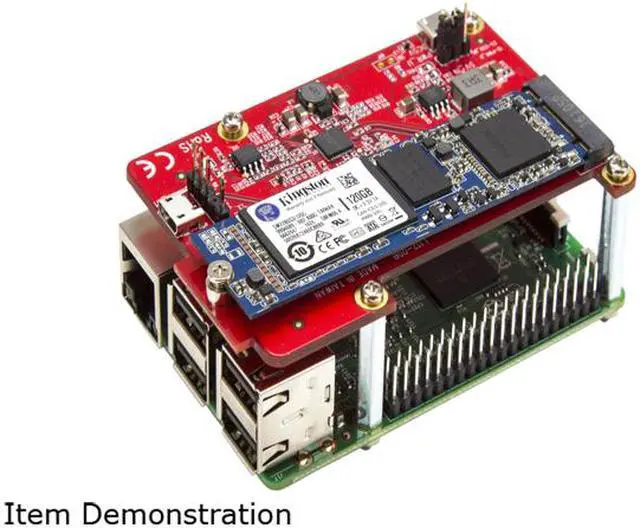 Alt view image 6 of 7 - StarTech PIB2M21 Raspberry Pi Board - USB 2.0 480Mbps - USB to M.2 SATA Converter - USB to SATA Raspberry Pi SSD