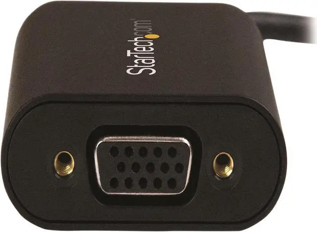 Alt view image 3 of 7 - StarTech CDP2VGASA USB-C to HDMI Adapter - With Stay Awake - Presentation Mode - USB C Adapter - USB-C to VGA Projector Adapter