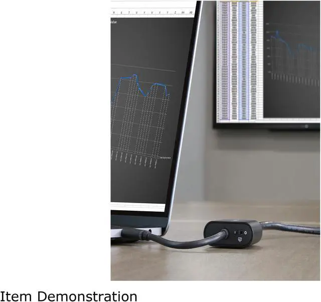Alt view image 6 of 7 - StarTech CDP2VGASA USB-C to HDMI Adapter - With Stay Awake - Presentation Mode - USB C Adapter - USB-C to VGA Projector Adapter