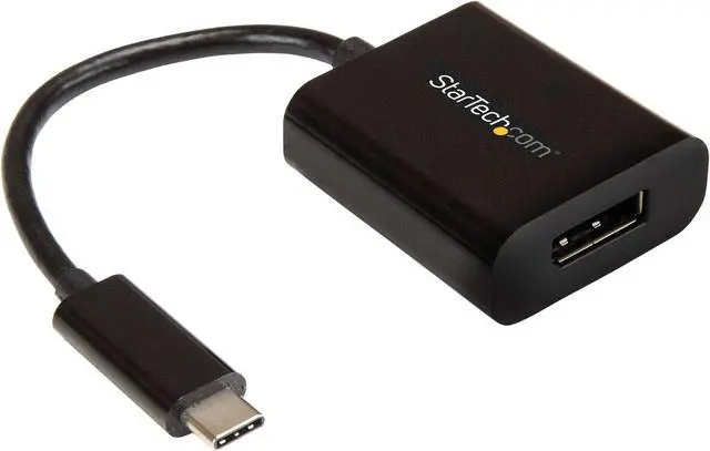 Main image of StarTech.com CDP2DP USB-C to DisplayPort Adapter - 4K 60Hz - Black - USB 3.1 Type-C to DisplayPort Adapter - USB C Video Adapter (CDP2DP)