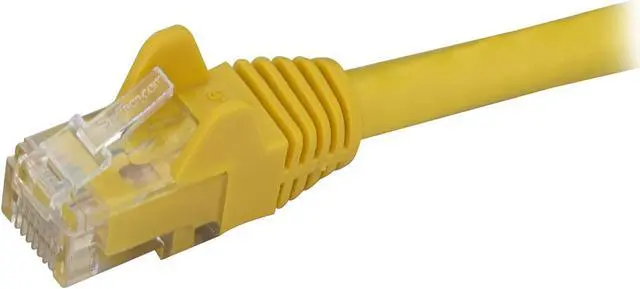 Alt view image 2 of 2 - StarTech N6PATCH5YL 5 ft. Yellow Cat6 Patch Cable with Snagless RJ45 Connectors - Cat6 Ethernet Cable - 5 ft. Cat6 UTP Cable
