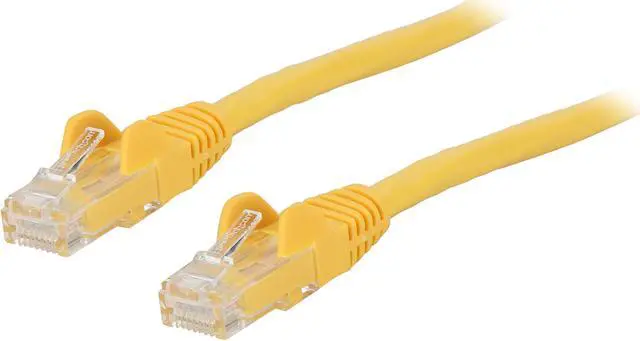 Main image of StarTech N6PATCH2YL StarTech.com Cat6 Patch Cable - 2 ft. - Yellow Ethernet Cable - Snagless RJ45 Cable - Ethernet Cord - Cat 6 Cable - 2 ft.