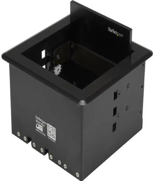 Main image of StarTech.com BOX4CABLE Conference Table Cable Management Box – Table Top – Conference Room AV – Conference Table Connectivity Box