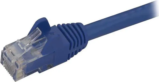 Alt view image 2 of 2 - StarTech N6PATCH4BL 4 ft. Blue Cat6 Patch Cable with Snagless RJ45 Connectors - Cat6 Ethernet Cable - 4 ft. Cat6 UTP Cable