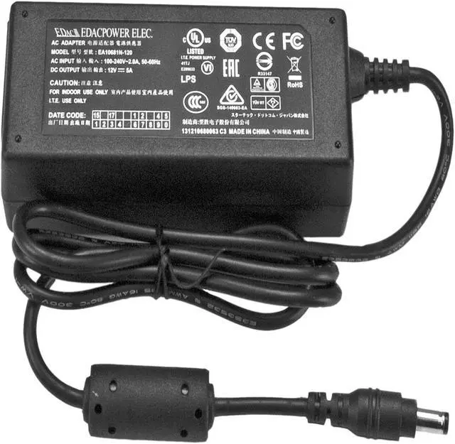 Alt view image 2 of 4 - StarTech SVA12M5NA Replacement 12V DC Power Adapter - 12 Volts 5 Amps