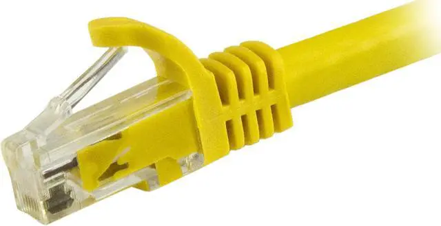 Alt view image 2 of 2 - StarTech N6PATCH14YL StarTech.com Cat6 Patch Cable - 14 ft. - Yellow Ethernet Cable - Snagless RJ45 Cable - Ethernet Cord - Cat 6 Cable - 14 ft.