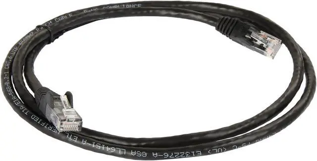 Alt view image 2 of 3 - StarTech N6PATCH4BK StarTech.com Cat6 Patch Cable - 4 ft. - Black Ethernet Cable - Snagless RJ45 Cable - Ethernet Cord - Cat 6 Cable - 4 ft.