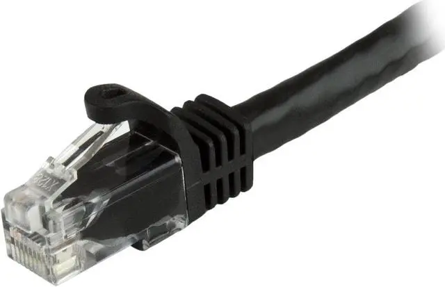 Alt view image 2 of 2 - StarTech N6PATCH14BK StarTech.com Cat6 Patch Cable - 14 ft. - Black Ethernet Cable - Snagless RJ45 Cable - Ethernet Cord - Cat 6 Cable - 14 ft.