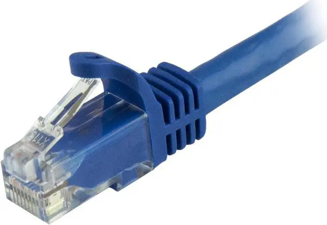 Alt view image 2 of 2 - StarTech N6PATCH9BL StarTech.com Cat6 Patch Cable - 9 ft. - Blue Ethernet Cable - Snagless RJ45 Cable - Ethernet Cord - Cat 6 Cable - 9 ft.