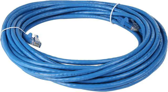 Alt view image 2 of 3 - StarTech.com N6PATCH30BL Cat6 Patch Cable – 30 ft – Blue Ethernet Cable – Snagless RJ45 Cable – Ethernet Cord – Cat 6 Cable – 30ft