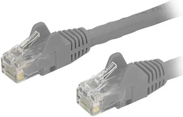 Main image of StarTech.com N6PATCH12GR 12 ft. Cat 6 Gray Cat 6 Cables