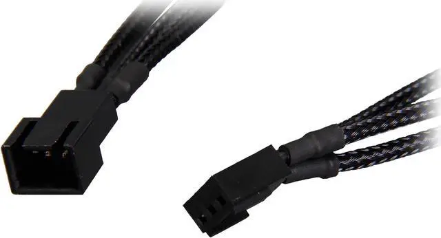 Main image of Raidmax RC-008 10.23 in. Black 3 pin Fan extension cable Male to Female