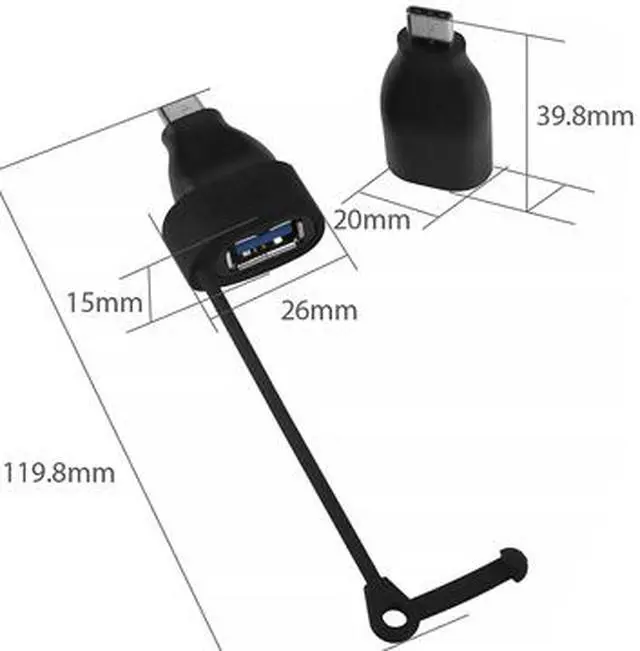 Alt view image 3 of 3 - SIIG CB-US0K12-S1 Black SuperSpeed USB 3.1 GEN1