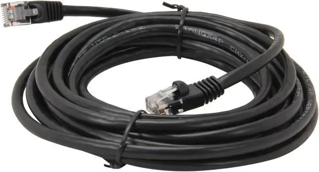 Alt view image 2 of 3 - Coboc CY-CAT5E-14-BK 14ft.24AWG Snagless Cat 5e Black Color 350MHz UTP Ethernet Stranded Copper Patch cord /Molded Network lan Cable