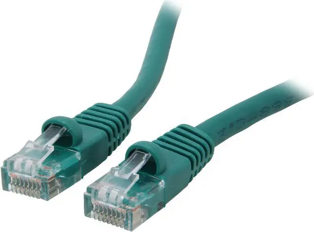 Main image of Coboc CY-CAT5E-01-GR 1ft.24AWG Snagless Cat 5e Green Color 350MHz UTP Ethernet Stranded Copper Patch cord /Molded Network lan Cable