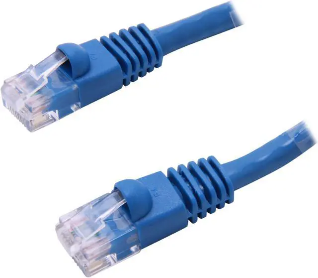 Main image of Coboc CY-CAT6-07-BL 7ft. 24AWG Snagless Cat 6 Blue Color 550MHz UTP Ethernet Stranded Copper Patch cord /Molded Network lan Cable