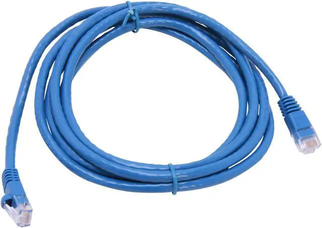 Alt view image 2 of 2 - Coboc CY-CAT6-07-BL 7ft. 24AWG Snagless Cat 6 Blue Color 550MHz UTP Ethernet Stranded Copper Patch cord /Molded Network lan Cable