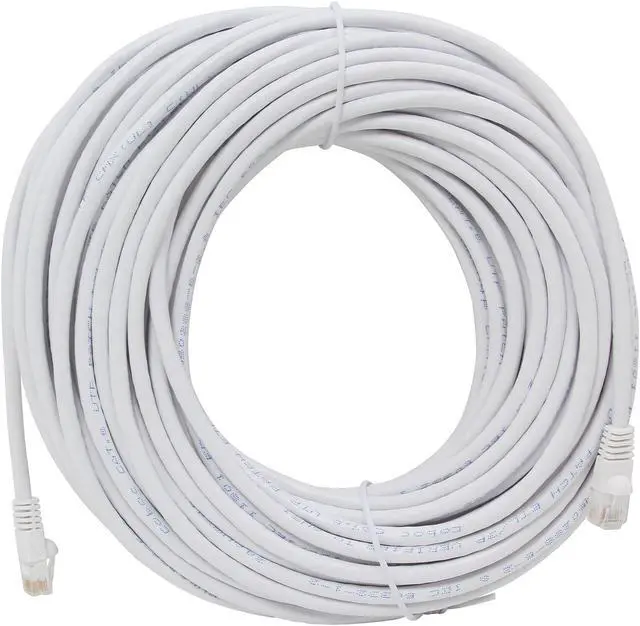 Alt view image 2 of 3 - Coboc CY-CAT6-75-WH 75ft. 24AWG Snagless Cat 6 White Color 550MHz UTP Ethernet Stranded Copper Patch cord /Molded Network lan Cable