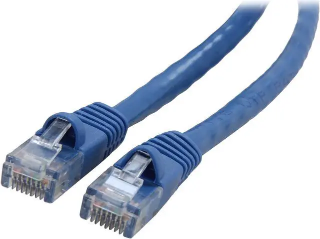 Main image of Coboc CY-CAT6-03-BL 3ft. 24AWG Snagless Cat 6 Blue Color 550MHz UTP Ethernet Stranded Copper Patch cord /Molded Network lan Cable