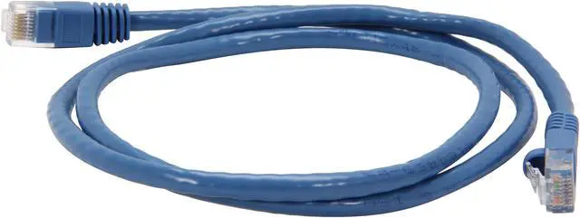 Alt view image 2 of 3 - Coboc CY-CAT6-03-BL 3ft. 24AWG Snagless Cat 6 Blue Color 550MHz UTP Ethernet Stranded Copper Patch cord /Molded Network lan Cable