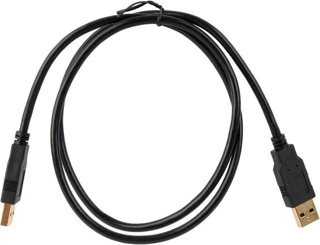 Alt view image 2 of 3 - Coboc CL-U2-AAMM-3-BK 3ft High Speed USB 2.0 A Male to A Male Cable,Gold Plated,Black
