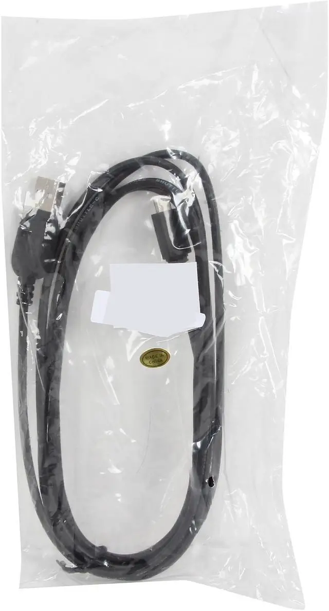 Alt view image 3 of 3 - Coboc U2-A2MICROB-6-BK Black High speed USB 2.0 A Male to Micro B Male (5-Pin) Cable