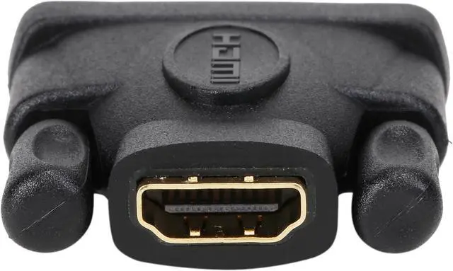 Alt view image 4 of 6 - Coboc EA-AD-DVI2HDMI-MF Black Color Dual Link DVI-D (24+1) Male to HDMI Female Digital Video Adapter, Gold Plated