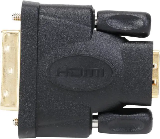 Alt view image 5 of 6 - Coboc EA-AD-DVI2HDMI-MF Black Color Dual Link DVI-D (24+1) Male to HDMI Female Digital Video Adapter, Gold Plated