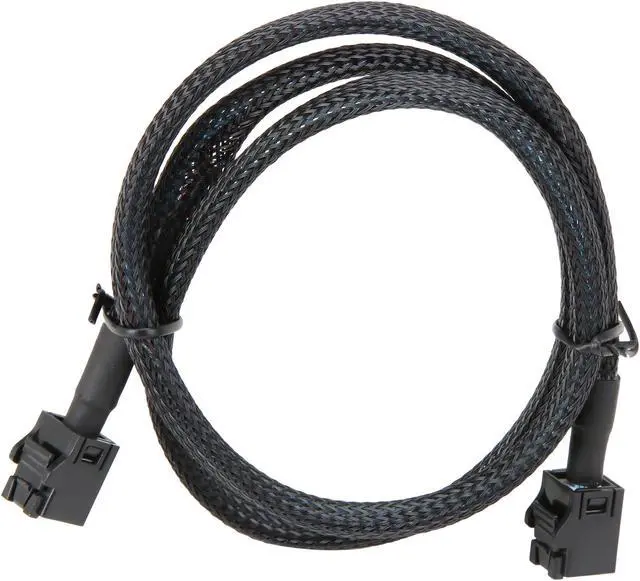 Alt view image 2 of 3 - Coboc SFF8643-MM-100CM Internal HD mini-SAS SFF-8643 to SFF-8643 Male to Male Cable - 3.3FT / 1.0M