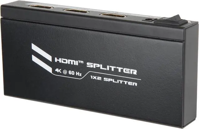 Main image of Coboc HD2SPL1X2 1X2 2 Ports HDMI 2.0 Amplified Powered Splitter/Signal Distributor w/ 4K2K@60Hz HDR,HDCP 2.2 Passthrough ,3D Supports - 4K*2K 2160p