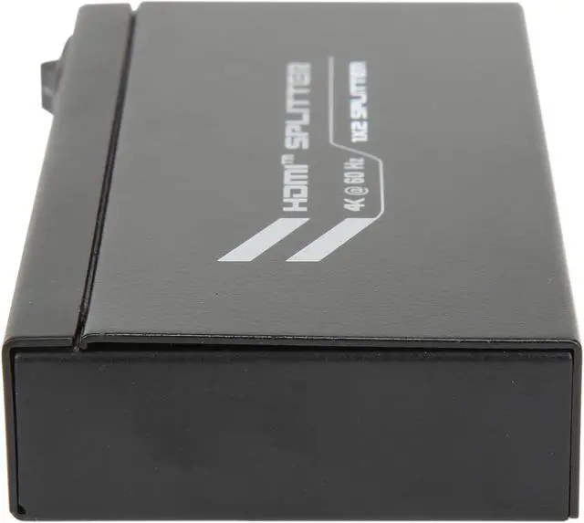 Alt view image 3 of 6 - Coboc HD2SPL1X2 1X2 2 Ports HDMI 2.0 Amplified Powered Splitter/Signal Distributor w/ 4K2K@60Hz HDR,HDCP 2.2 Passthrough ,3D Supports - 4K*2K 2160p