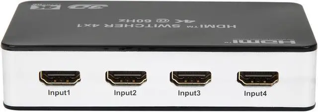 Alt view image 4 of 7 - Coboc HD2SW4X1 4X1 4 Ports 4 In 1 out HDMI 2.0  Amplified Powered  Aluminum Housing Switch switcher w/  4K2K@60Hz 3D HDCP  Supports - 4K*2K 2160p