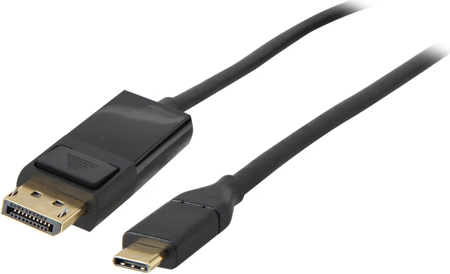 Main image of Coboc USBC2DPMM6FT USB-C Type C(Thunderbolt 3 Compatible) to DP DispayPort 4K@60Hz Cable,Compatible MacBook Pro 2018/2017, iPad Pro/MacBook Air 2018, Dell XPS 15/13, Yoga 910, Samsung S8 - 6 ft.