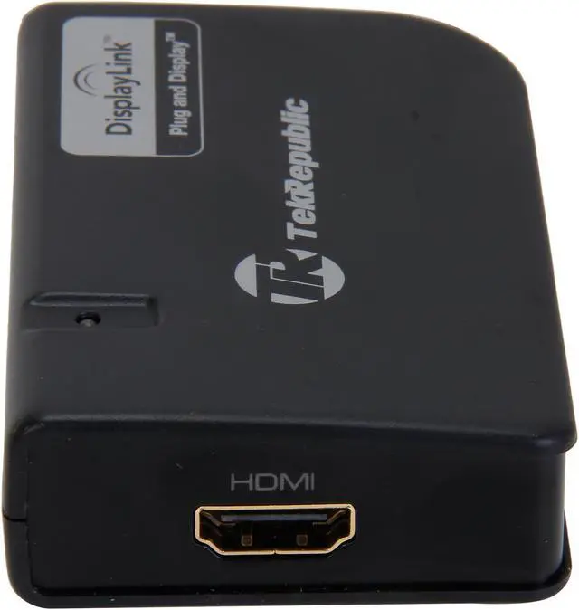 Alt view image 6 of 7 - Tek Republic TUA-300 USB 3.0 to HDMI / DVI Adapter