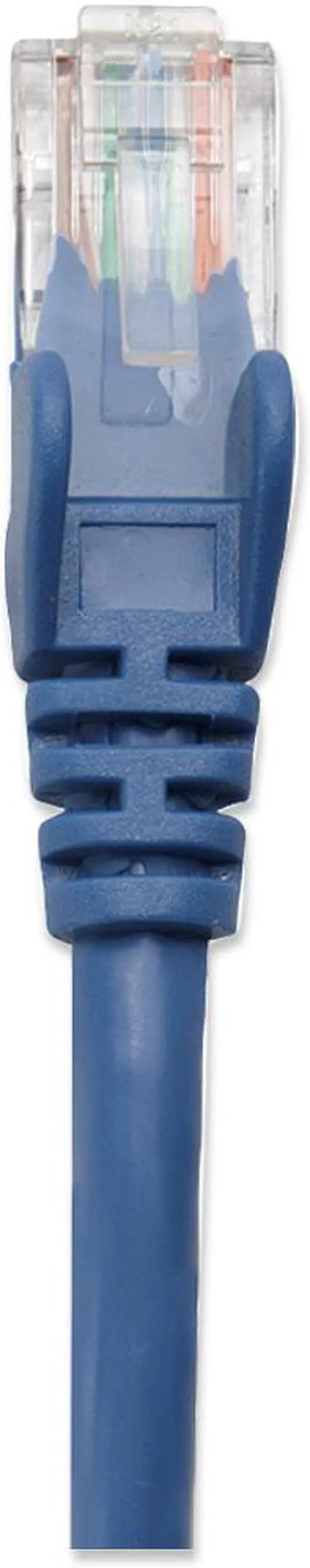 Alt view image 3 of 4 - Intellinet Network Cable, Cat5e, UTP, RJ45 Male / RJ45 Male, 3.0 m (10 ft.), Blue